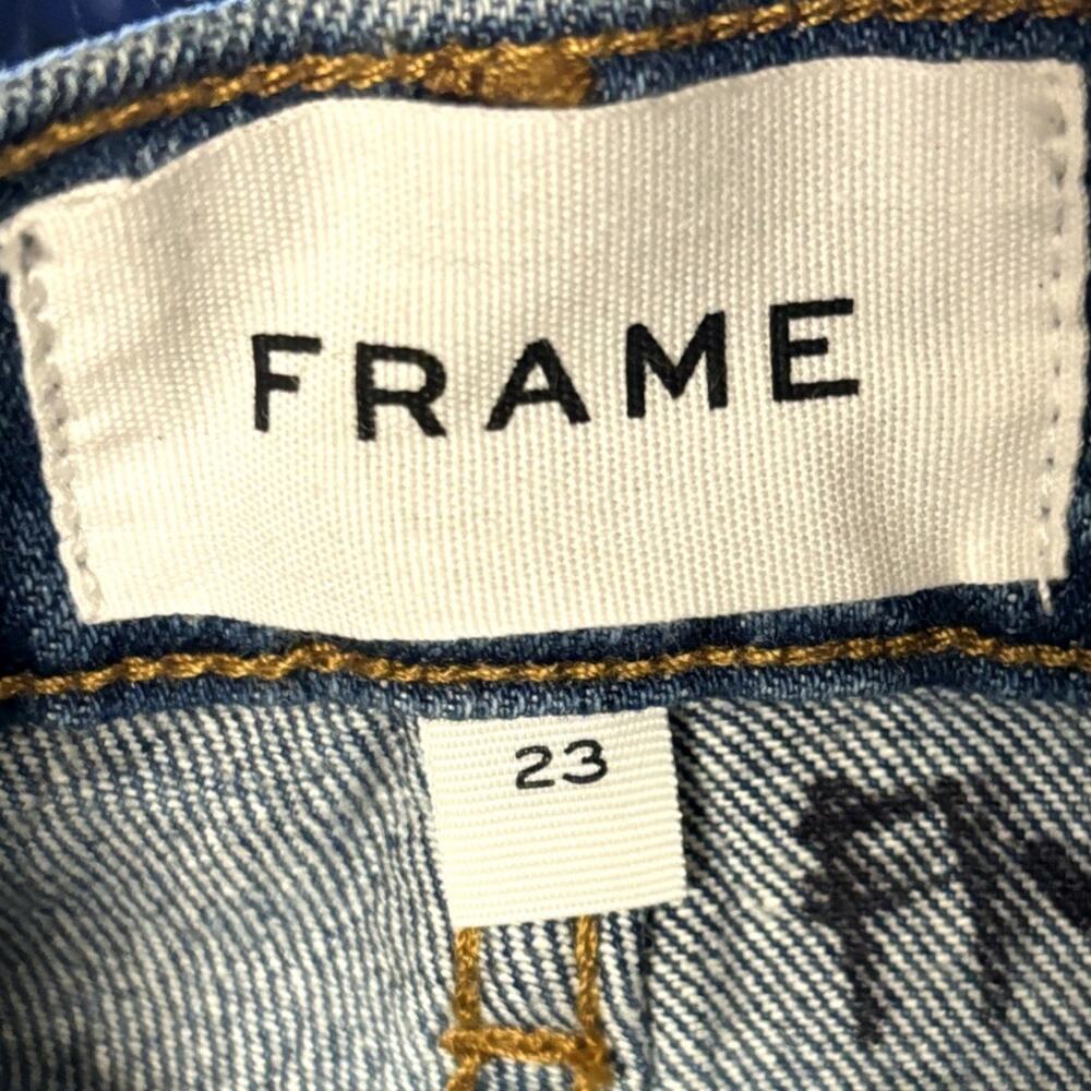 New Frame Le High Straight Rattler Python Pocket … - image 8